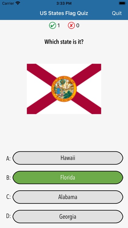 US States Flags Seals Quiz screenshot-6