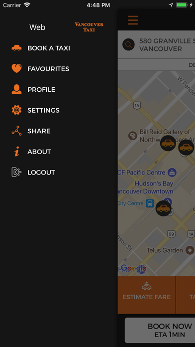 Vancouver Taxi Vancouver Screenshot