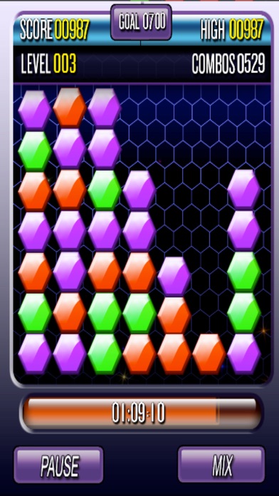 Screenshot #3 pour Hexagon Mix Game Reloaded