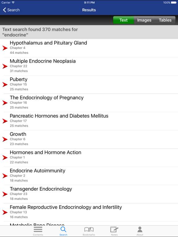 Greenspan's Endocrinology 10/E iPad screenshot
