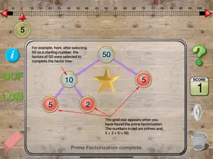 Prime Factorization Deluxe screenshot 2