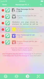 How to cancel & delete horoscope widget 4