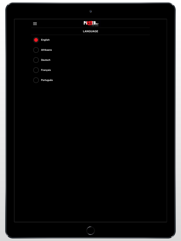 Power 98.7 iPad screenshot
