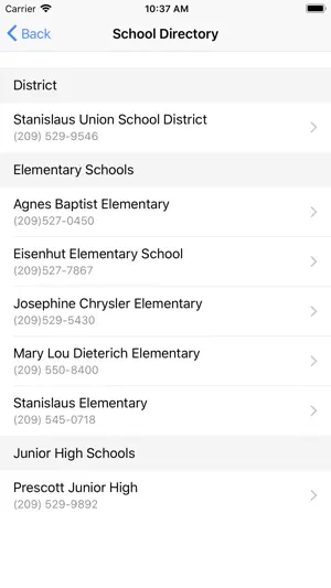 Stanislaus Union SD screenshot 1