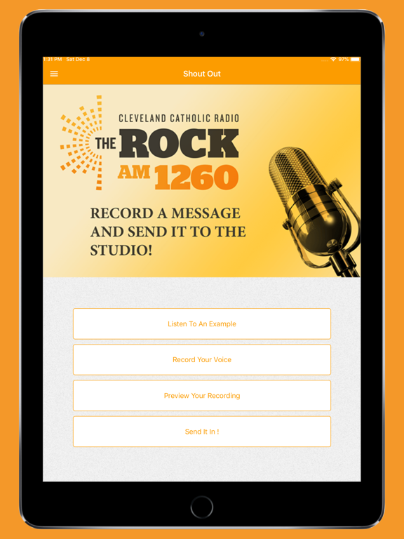 The Rock AM1260 iPad screenshot 3 - Music app