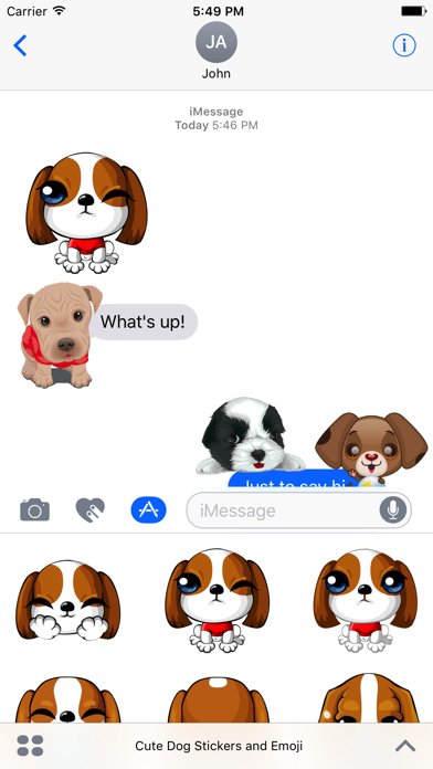 Cute Dog Stickers & Emoji Screenshot