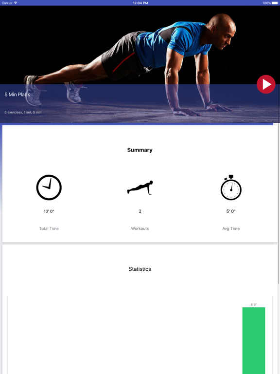 5 Minute Plank Abs Challengeのおすすめ画像1