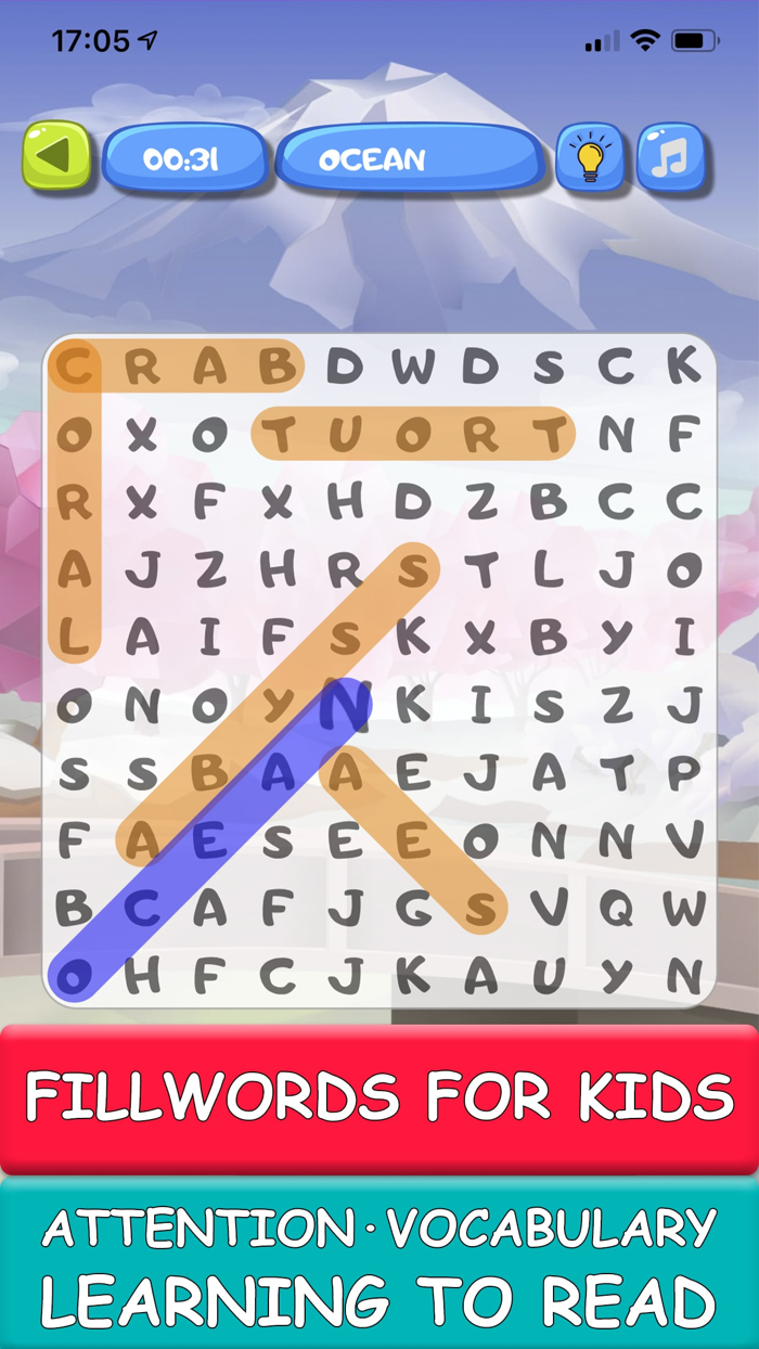 MGKidsWords word puzzle games