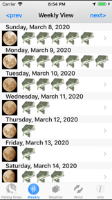 Best Fishing Times screenshot
