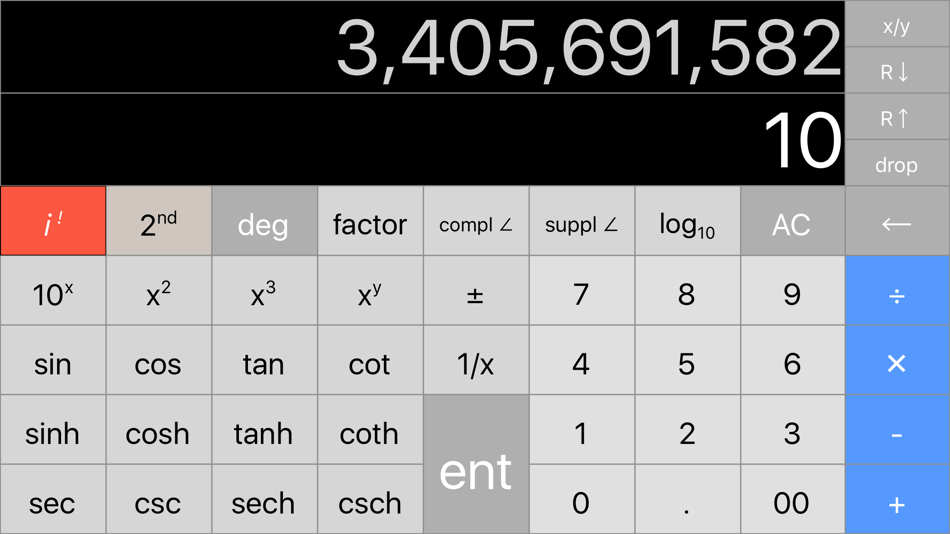 #4. |RPN| Scientific Calculator (iOS) 由: Bradley Smith
