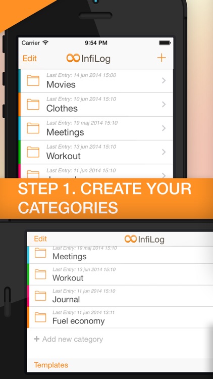 InfiLog - Daily Tracker