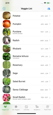 Veggie Garden Planner : capture d’écran 3 sur 7