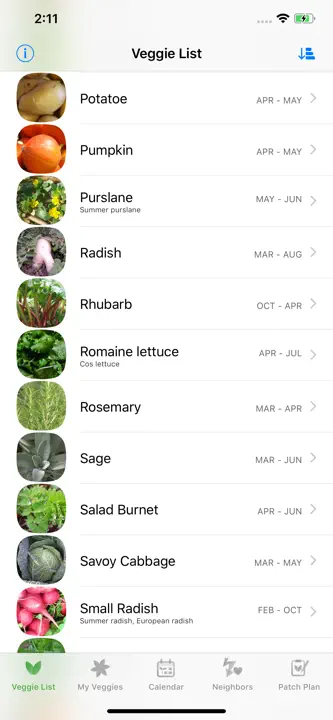 Veggie Garden Planner : capture d’écran 3 sur 7