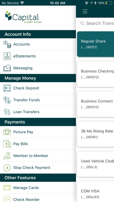 Capital Credit Union Business screenshot 2