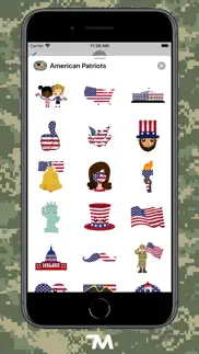 american patriots stickers iphone screenshot 2