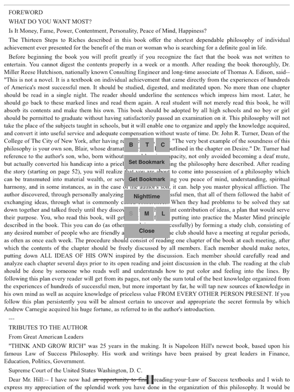 Screenshot #5 pour eBook: Think and Grow Rich