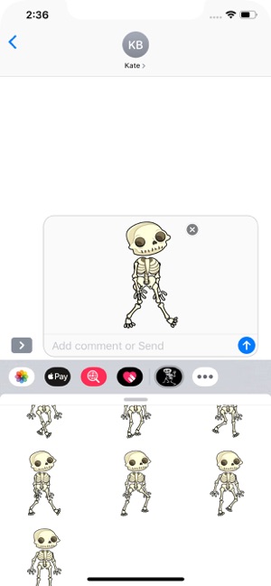 Skeleton Stickers Pack(圖8)-速報App