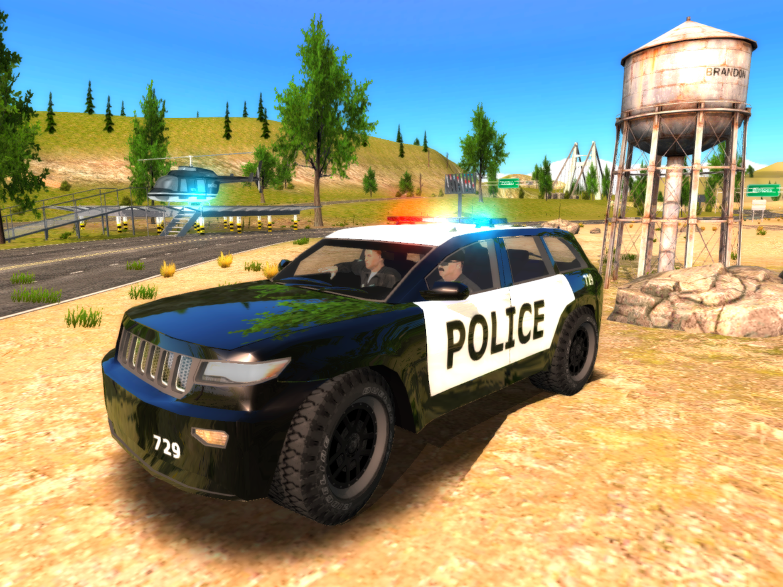 Crime City Police Car Driver