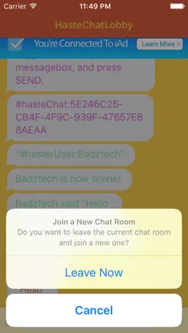 Game screenshot Haste Chat hack