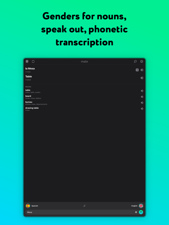 Language Translator by Mate iPad screenshot 5 - Reference app