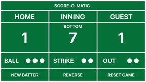 SCORE-O-MATIC screenshot
