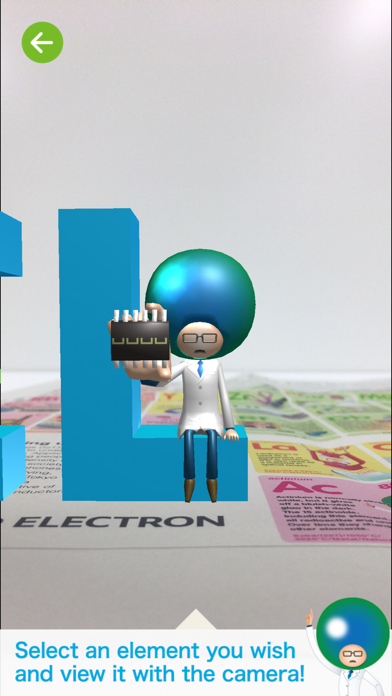 AR Periodic Table of Elements Screenshot