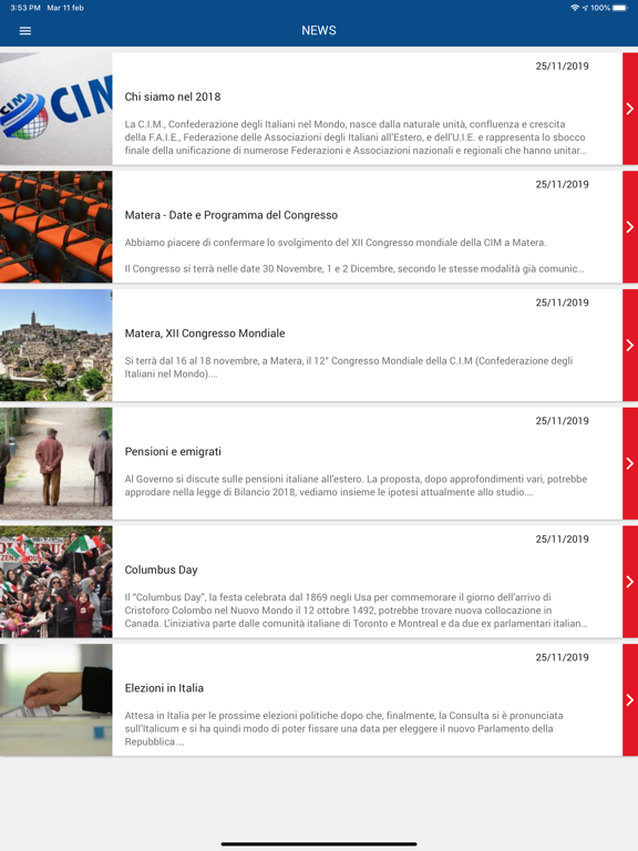 Screenshot #5 pour CIM Italiani nel Mondo