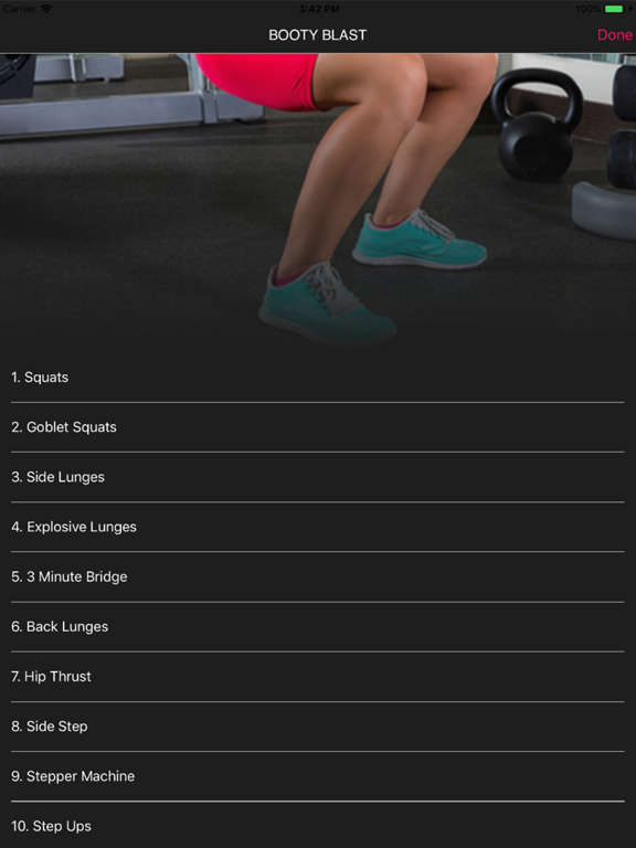 Screenshot #6 pour TrueGirl: Workouts & Nutrition