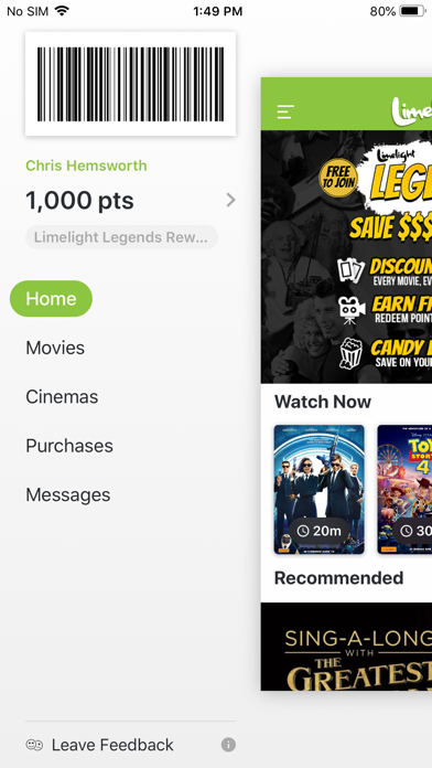 Limelight Cinemas Screenshot