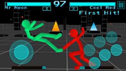 Screenshot #1 pour Stickman Fight: Neon Warriors