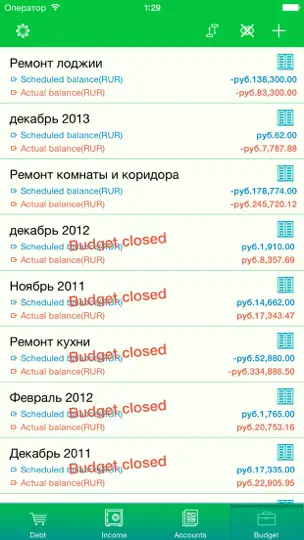 Скриншот Мой Кошелек: учёт расходов на iPhone 4