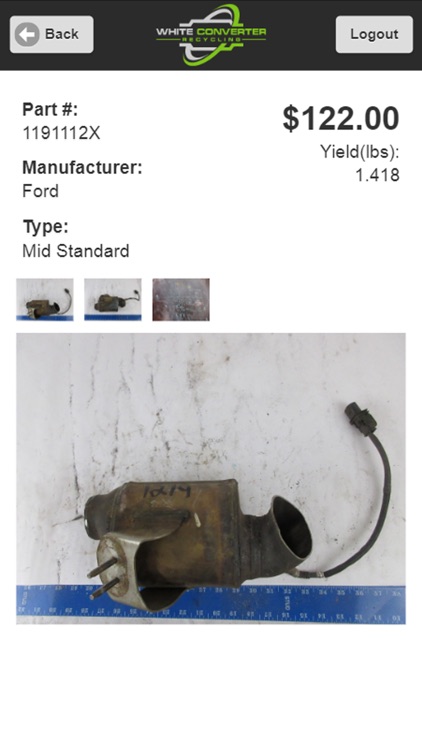 White Converter Recycling