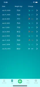 Weight Tracker: Health App screenshot #3 for iPhone