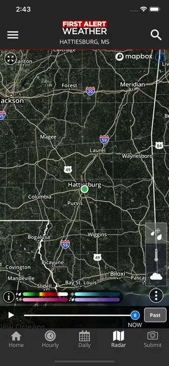 WDAM 7 First Alert Weather: Screenshot 3 von 3
