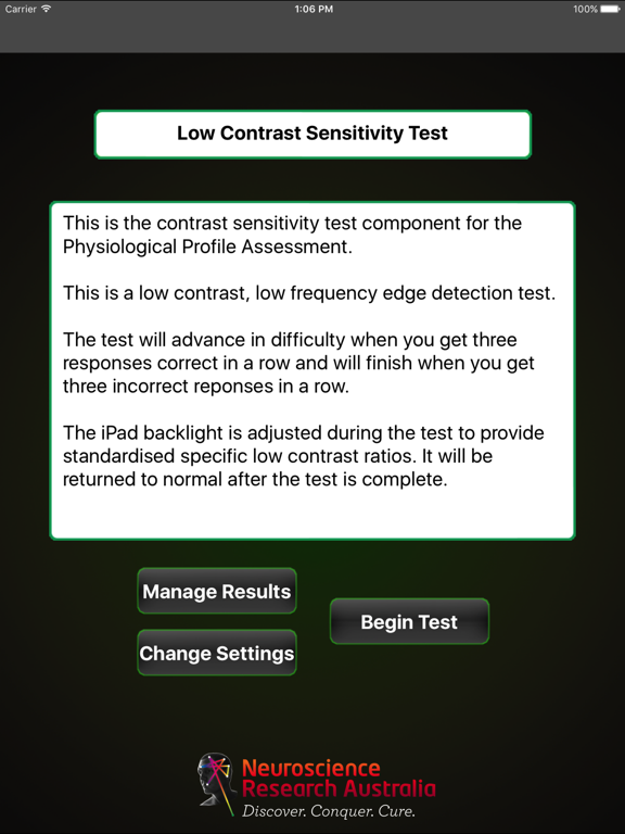 Low Contrast Sensitivity Testのおすすめ画像1