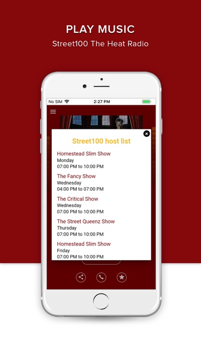 Street100 the Heat Radio Screenshot