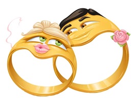 It is expressive sticker of Anniversary Sticker