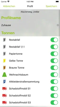 abfallapp Lindlar screenshot 1