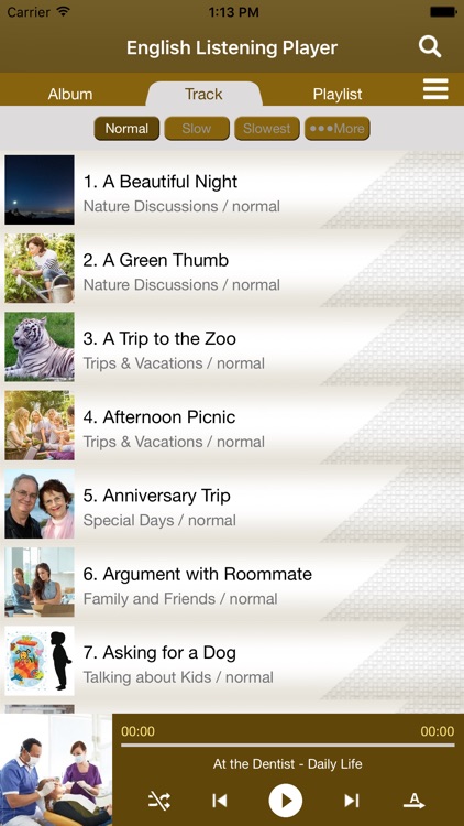 English Listening Player