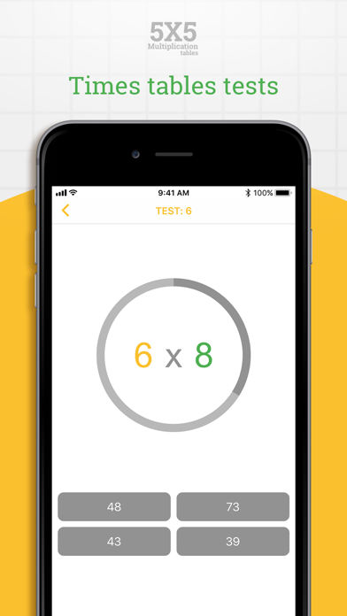 Math learning - Times Tables Screenshot
