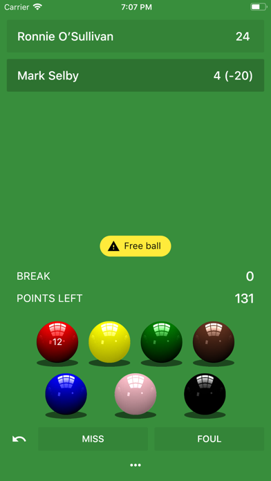 Snooker: Scoreboard screenshot 3