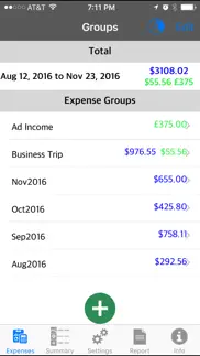 expense income recorder flexi iphone screenshot 2