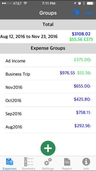 Screenshot #2 pour Expense Income Recorder Flexi