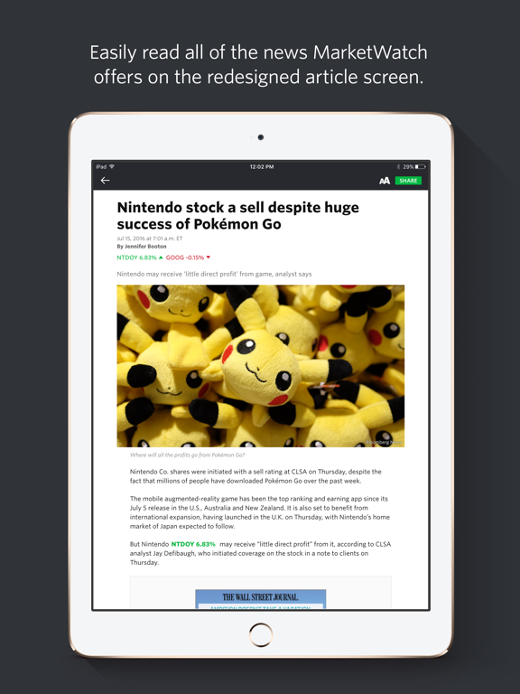 Screenshot #5 pour MarketWatch - News & Data