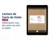 lecteur de carte de visite pro iPad Captures Décran 1