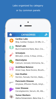 Lab Values Medical Reference screenshot 1