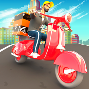 Pizza Delivery Boy Driving Sim