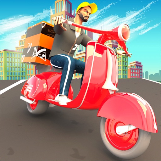 Pizza Delivery Boy Driving Sim icon