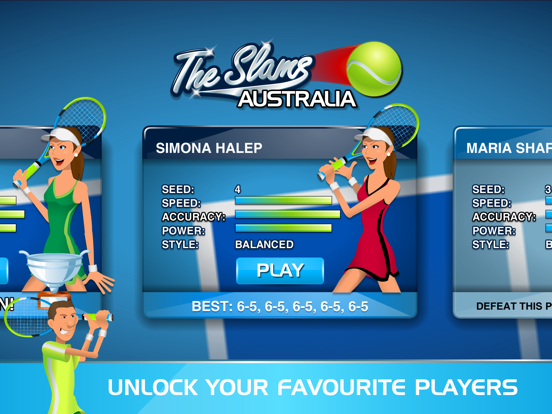 Stick Tennis iPad app afbeelding 4