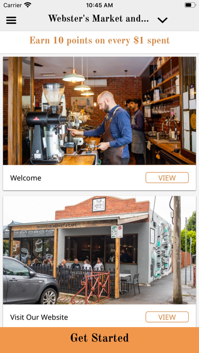 Websters Market & Cafe Screenshot